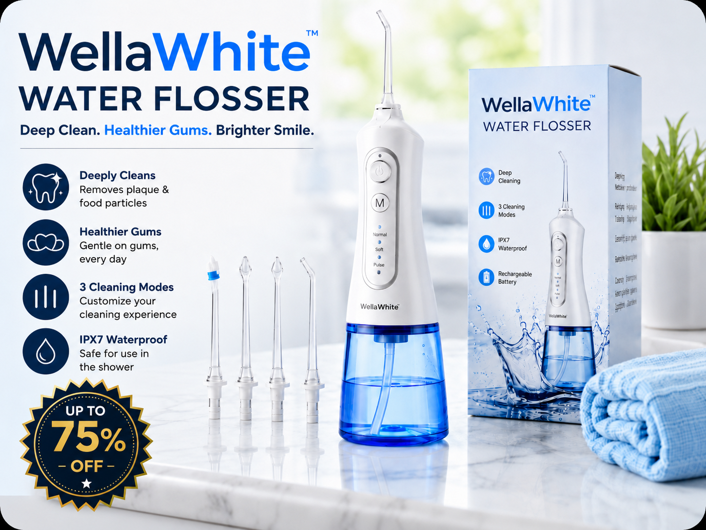 WellaWhite Water Flosser