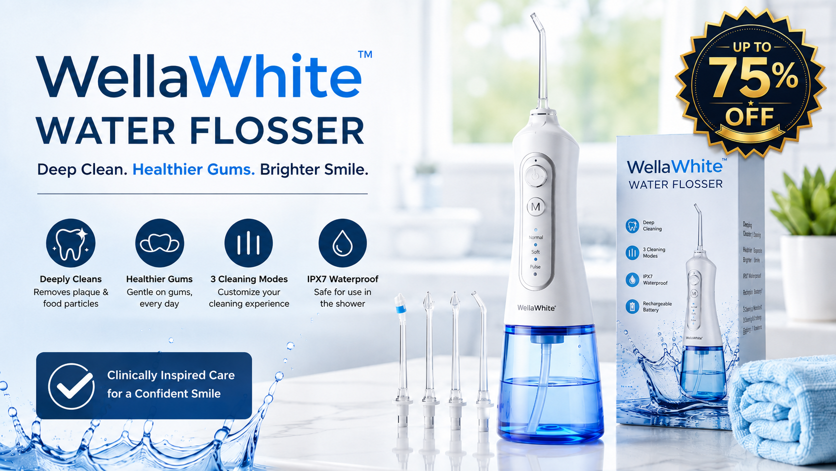 WellaWhite Water Flosser