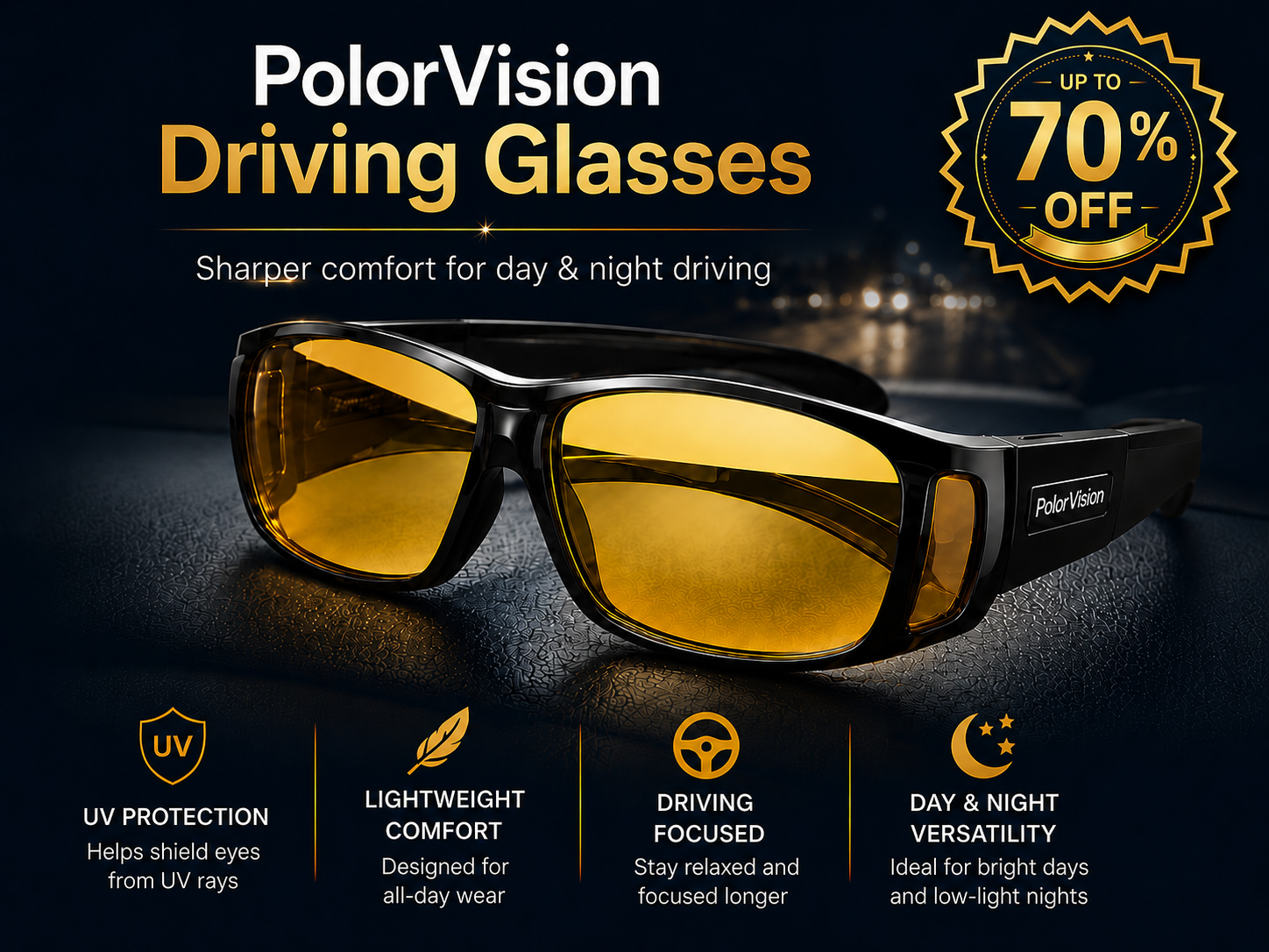PolorVision Driving Glasses